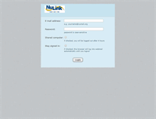 Tablet Screenshot of numail.org